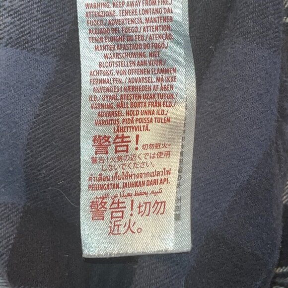 DISNEY LA RATATOUILLE REMY Plaid Flannel Button Down Pink & Black Ombre Shirt  L - Picture 11 of 13